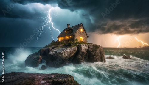 Like a Wise man: Parable about The House Built on the Rock: Matthew 7. 