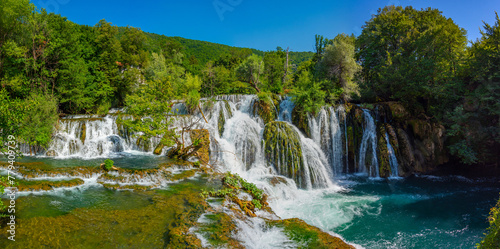 Great Una Waterfalls in Bosnia and Herzegovina
