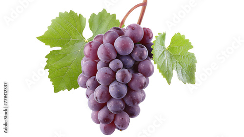 fresh Grape isolated for a transparent white background