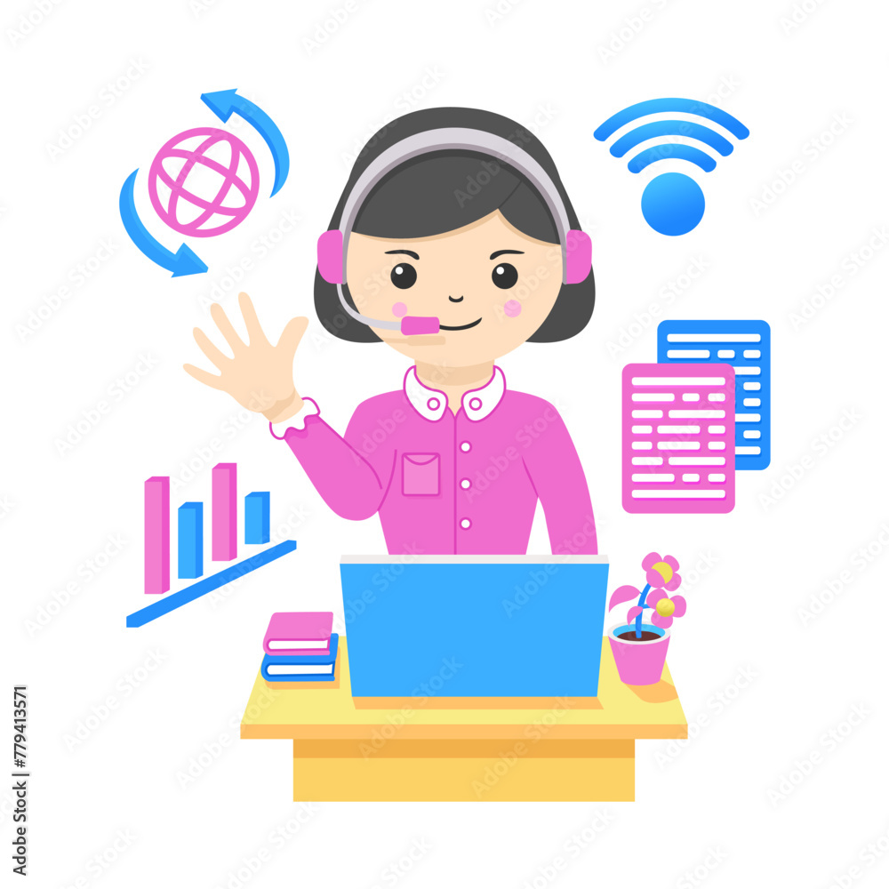Financial Influencers Illustration Financial Influencers Illustration