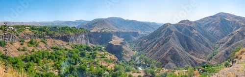 Mountainous landscape of Azat valley in Armenia