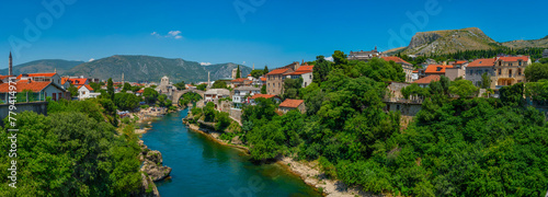 Old Mostar bridge in Bosnia and Herzegovina