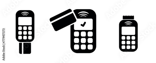pos icon on white background	