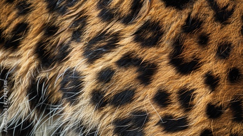 Close-up of textured tiger fur.