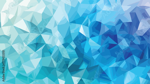 Light BLUE polygonal illustration which consist of tri