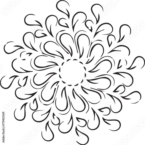 Beautiful mandala art  vector mandala design