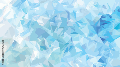 Light BLUE vector low poly layout. Shining colored ill