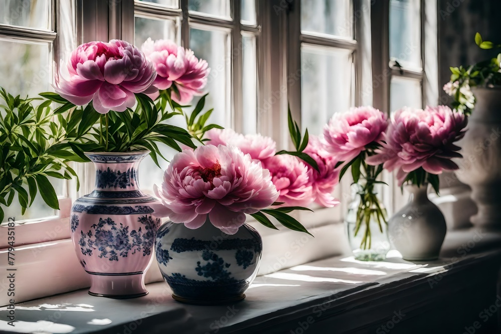vase with flowers vase with flowers