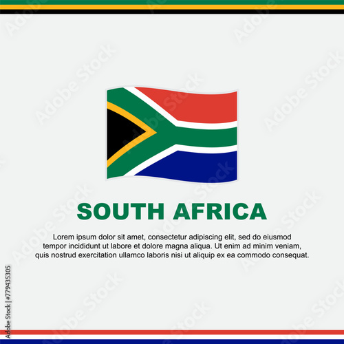 Free Download South Africa Flag Background Design Template. South Africa Independence Day Banner Social Media Post. South Africa Design - GFXLoad