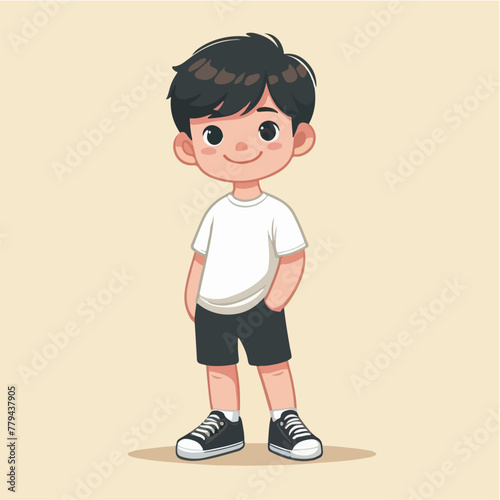 boy vector illustration