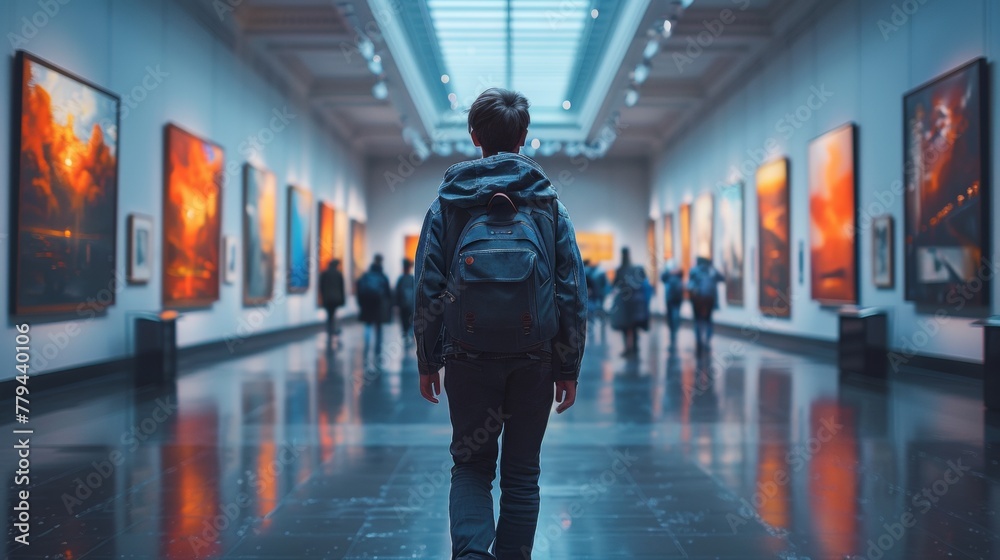 Fototapeta premium Virtual Art Exhibitions