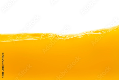 The surface of the orange water ripples looks like beer.