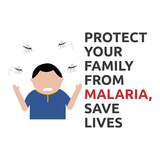 World Malaria Day Vector Illustration. Suitable for greeting card, poster and banner. Malaria and dengue vector design to raise awareness. flat style design Malaria day poster.