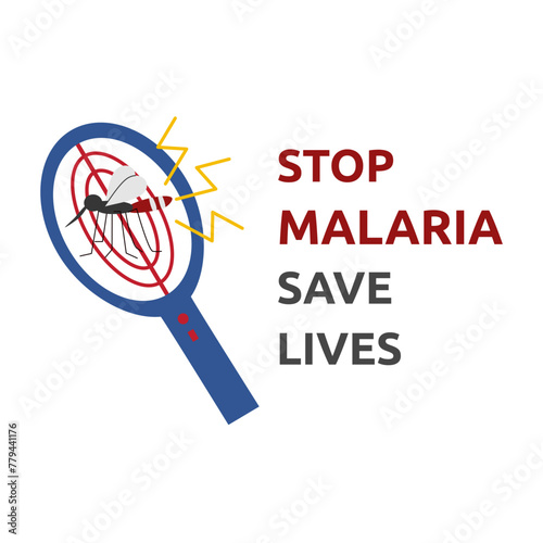 World Malaria Day Vector Illustration. Suitable for greeting card, poster and banner. Malaria and dengue vector design to raise awareness. flat style design Malaria day poster.