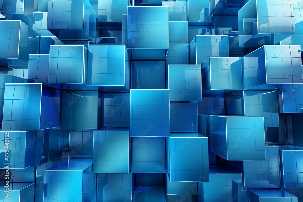 A series of cubes, spheres, and pyramids arranged in a pattern that plays tricks on the eye. Generative AI A series of cubes, spheres, and pyramids arranged in a pattern that plays tricks on the eye. Generative AI