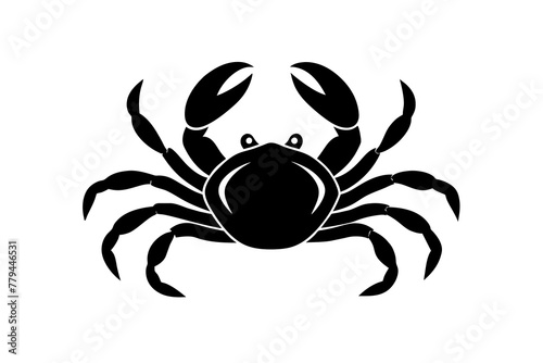 crab silhouette vector illustration © CreativeDesigns