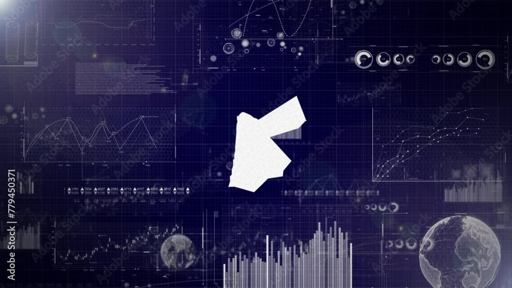 jordan-country-corporate-background-with-abstract-elements-of-data