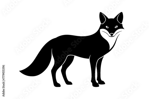 fox silhouette vector illustration © CreativeDesigns