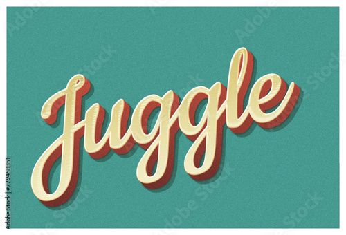 Juggle Text Effect