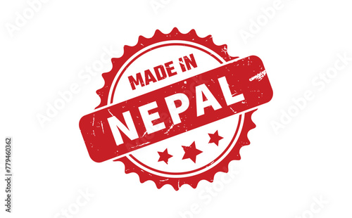 Made In Nepal Rubber Stamp