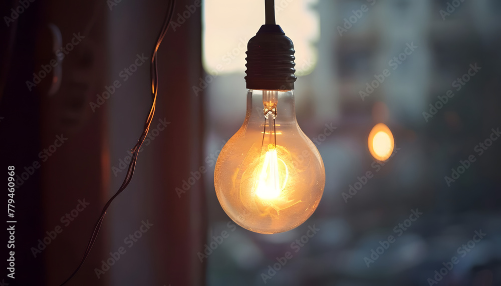 Imagine a lightbulb switched on illuminating a room with brightness and ideas ar7 4 v6 0 Generative AI
