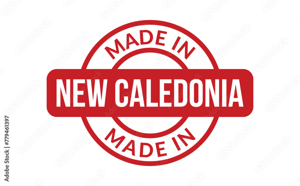Made In New Caledonia Rubber Stamp Made In New Caledonia Rubber Stamp