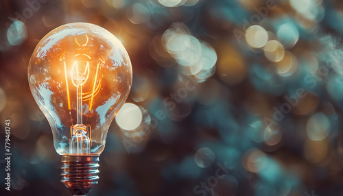 Imagine a lightbulb symbolizing creativity and innovation ar7 4 v6 0 Generative AI photo