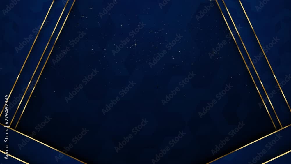 Particles gold bokeh framing event awards trailer titles cinematic concert openers luxury presentation background loop