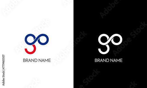 go logo, go Initial, Go letter logo vector