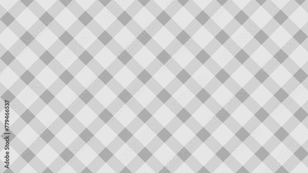 Grey and white seamless pattern diagonal checkered background Grey and white seamless pattern diagonal checkered background
