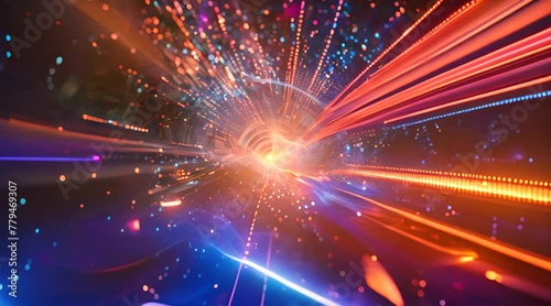 Digital data explosion. motion graphic design

