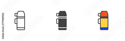 Thermos different style icon set
