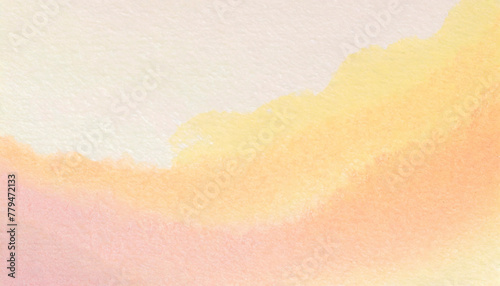 紙に水彩の滲み, 背景, 暖色系の模様