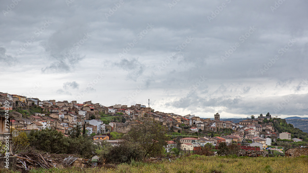 Fermoselle village, panoramic view, Zamora, Castilla y León, Spain
