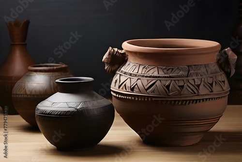 jug on a wooden background