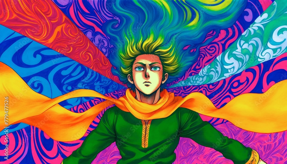 Fototapeta premium Guardian of the Gale: The Wind's Whisper