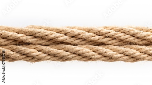 rope on a white background