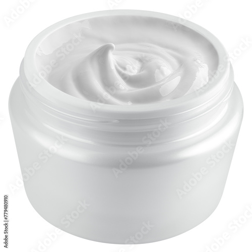 cosmetic Cream jar, isolated on white background, full depth of field © grey