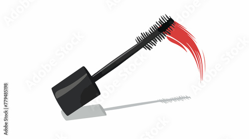 Mascara icon vector Flat vector isolated on white background