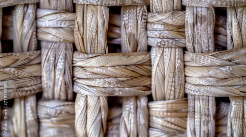 Rattan texture of rattan handcraft. Abstract background.