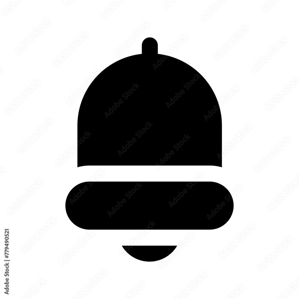 Fototapeta premium notification glyph icon