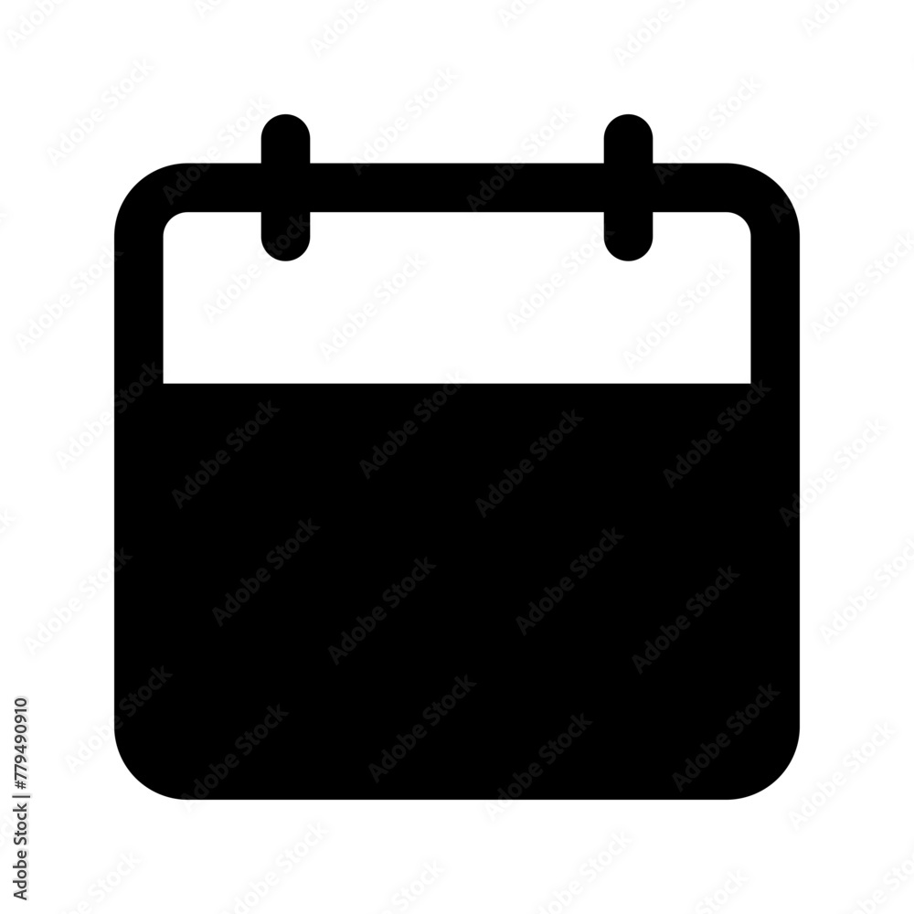 calendar glyph icon