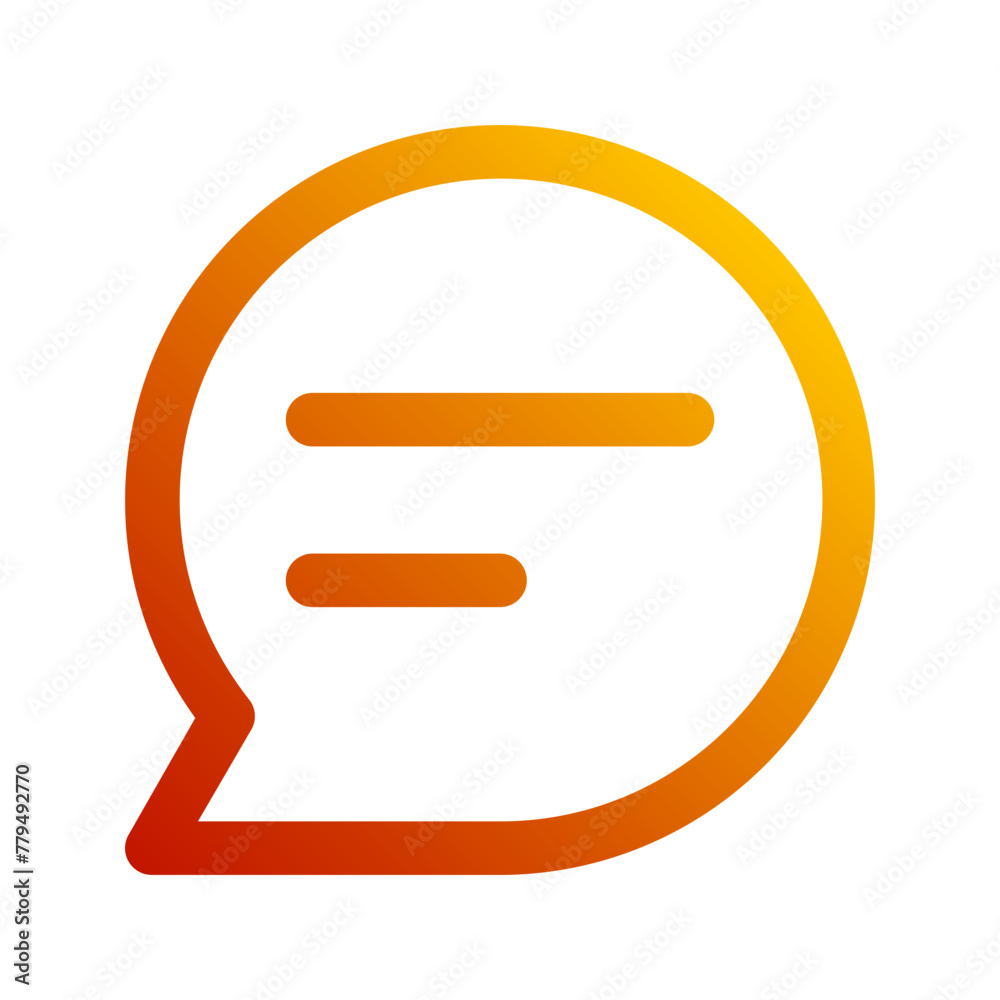 chat gradient icon chat gradient icon