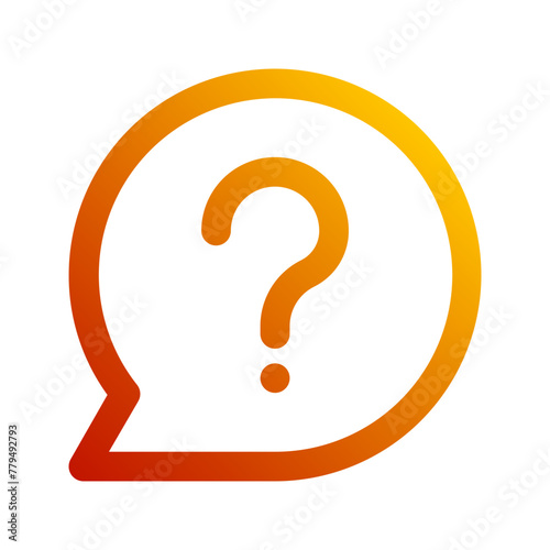 faq gradient icon