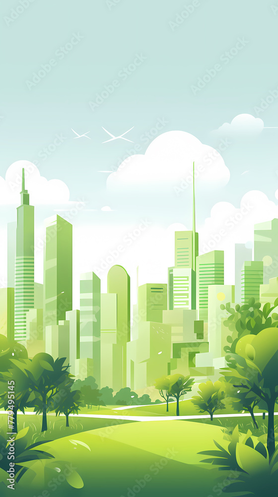 New energy green city