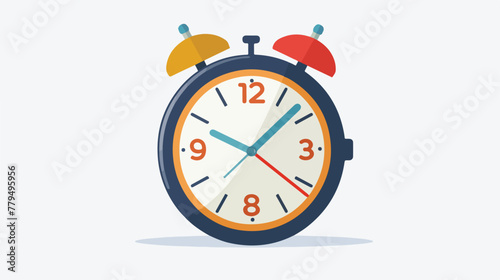 Vector clock icon. Schedule appointment important dat photo