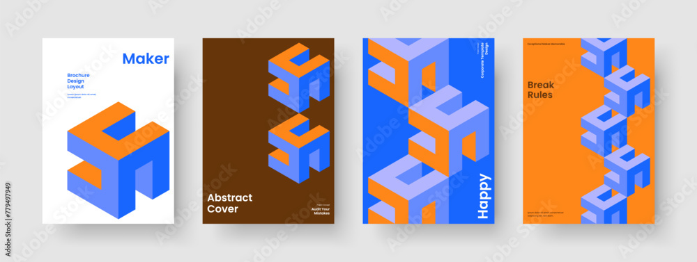 Isolated Background Design. Abstract Report Layout. Creative Book Cover Template. Banner. Flyer. Business Presentation. Brochure. Poster. Handbill. Leaflet. Brand Identity. Notebook. Newsletter