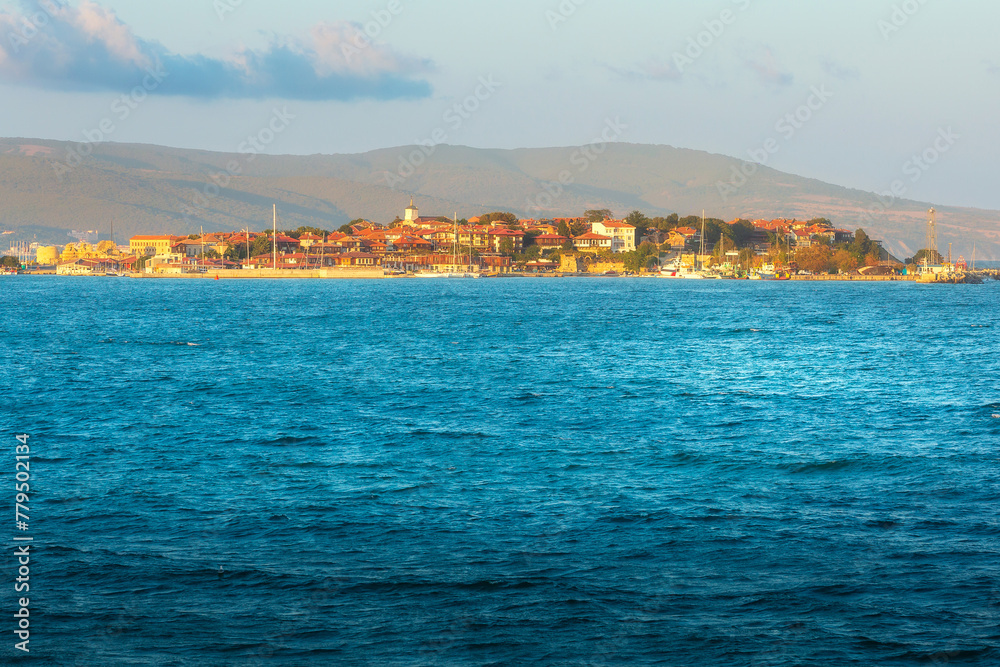 Panorama of Old City, Nessebar, Bulgaria at sunset Panorama of Old City, Nessebar, Bulgaria at sunset