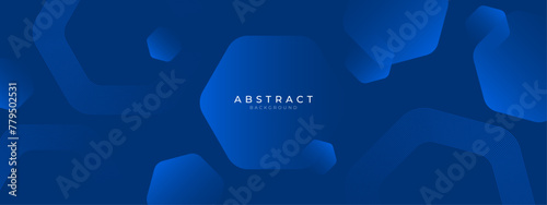 Modern Abstract Background with blue gradient. Technology Concept with space for text in the middle. Futuristic Concept Blue Background for banner, presentation, flyer, and website