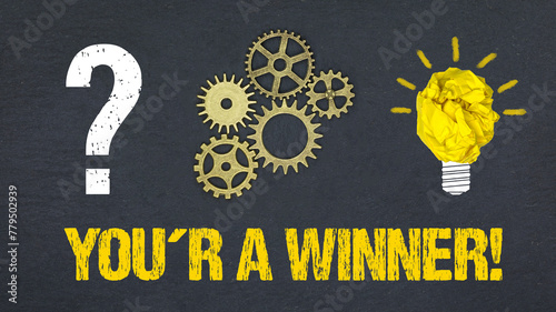 You´re a winner!	 photo